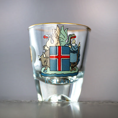 Finland Symbols Double Shot Glass